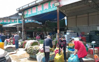 武漢重啟，白沙洲市場重現繁忙景象，采購車流如織保障農副產品供應